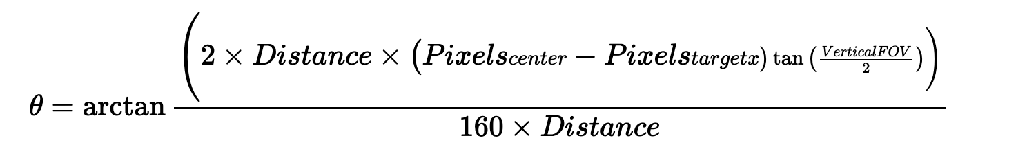 FRC Vision Angle Calculation